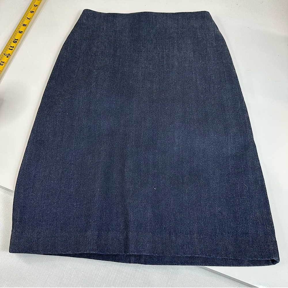 GAP denim SKIRT blue zip closure Blue Jean Skirt 0